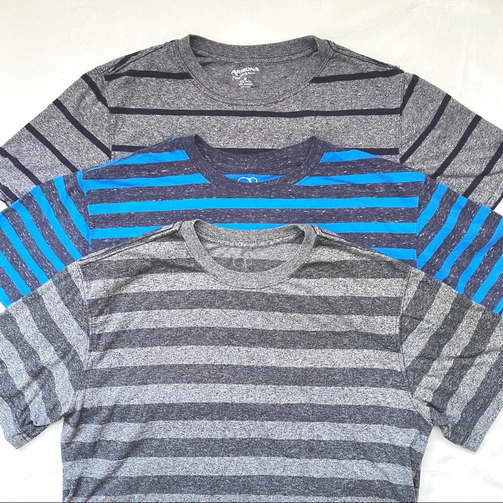 👔 30% OFF - Men’s Striped T-Shirt Bundle of 3